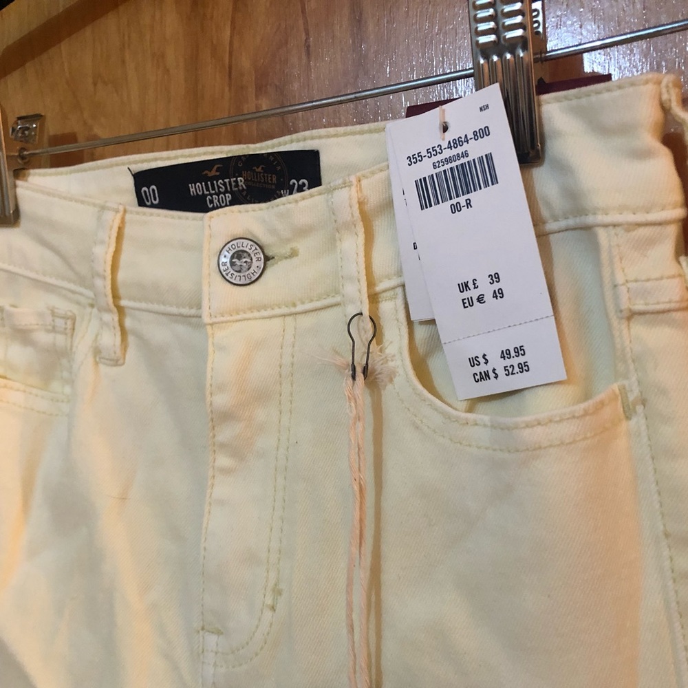 Hollister High Rise Crop Super Skinny Jeans NWT - Picture 6 of 9